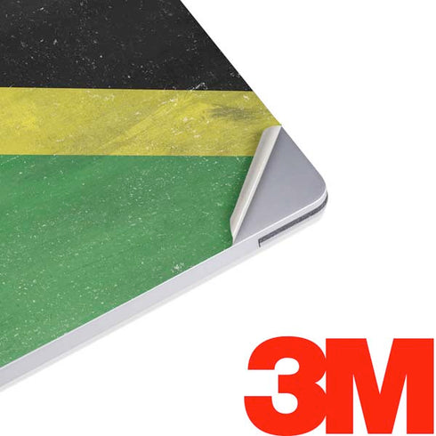 Jamaica Flag Distressed Surface Laptop 2 Skin
